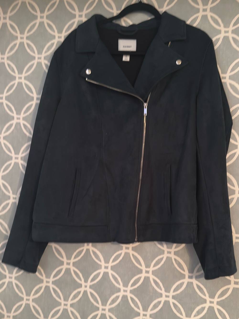 Blue Moto Jacket Old Navy tall